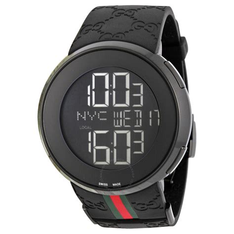 i-gucci digital mens watch|stainless steel gucci watch men.